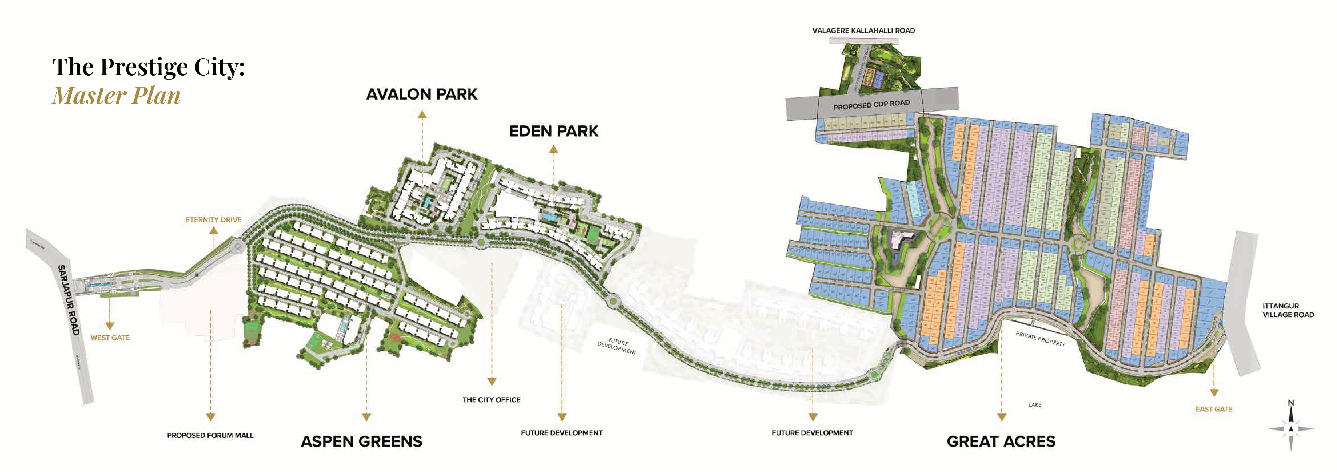 Prestige Meridian Park Master Plan