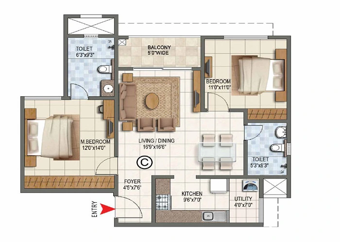 Prestige Oakville Floor Plan